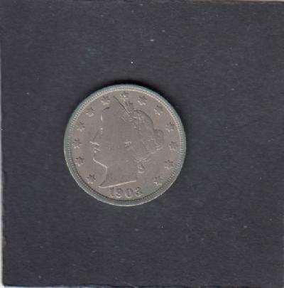 Beschrijving: 5 Cent LIBERTY